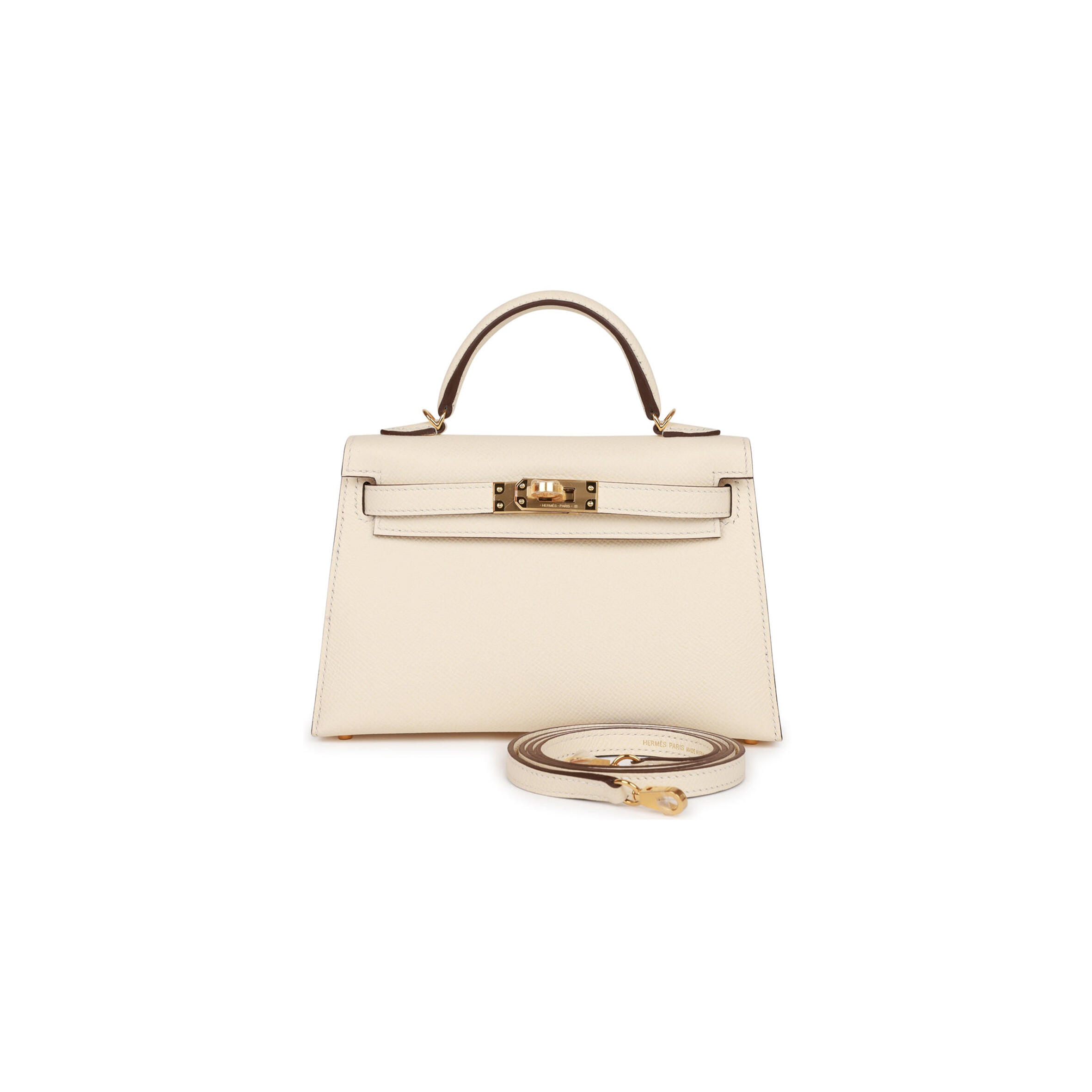HERMES MINI KELLY SELLIER EPSOM GOLD HARDWARE (19*12*5.5cm)
